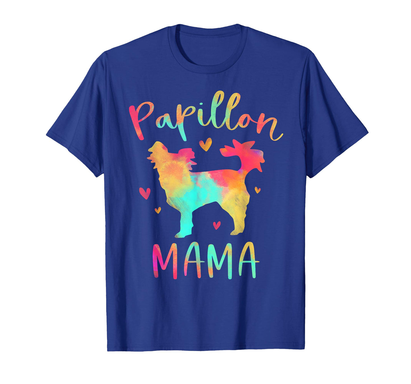 Papillon Mama Colorful Papillon Gifts Dog Mom T-Shirt