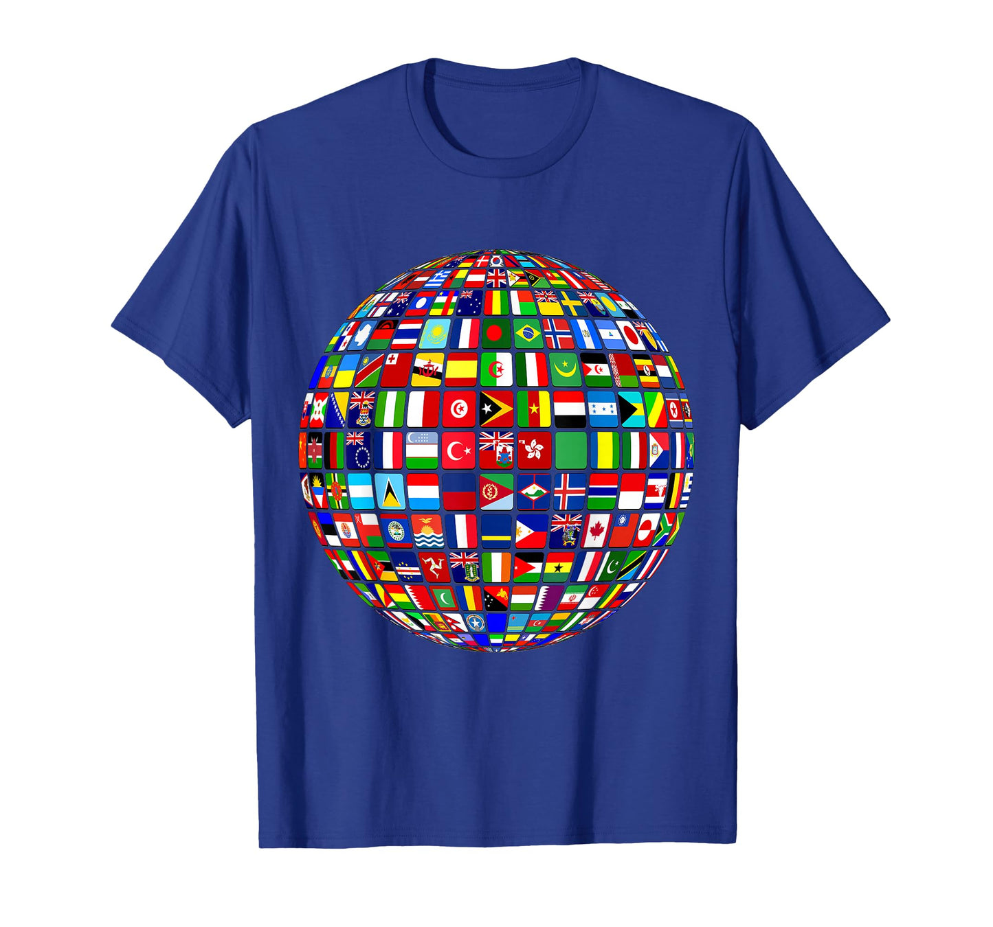 International World Flags and World map for Children T-Shirt