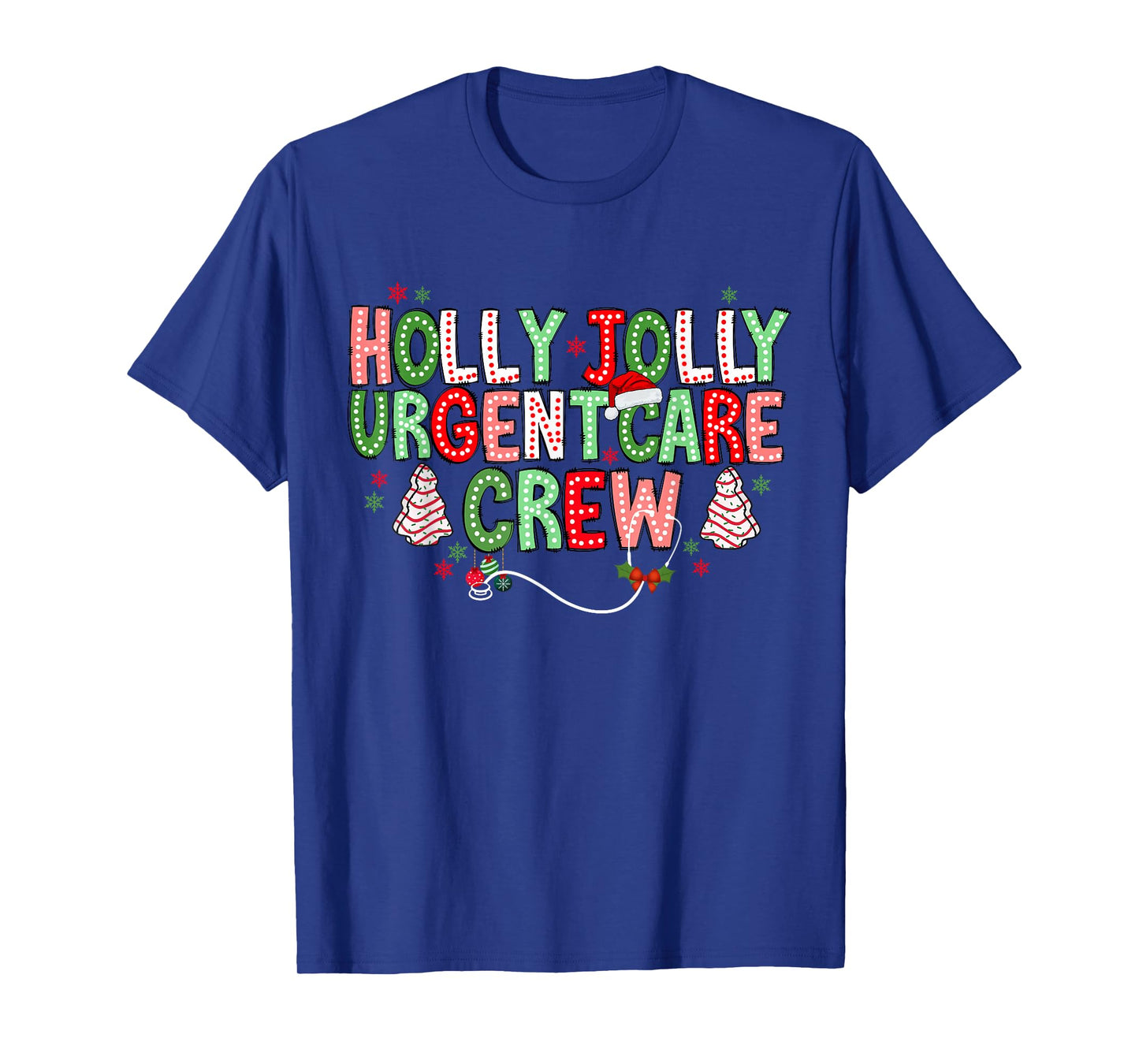 Urgent Care Nurse Crew Christmas Minor Injury Unit RN ICU T-Shirt