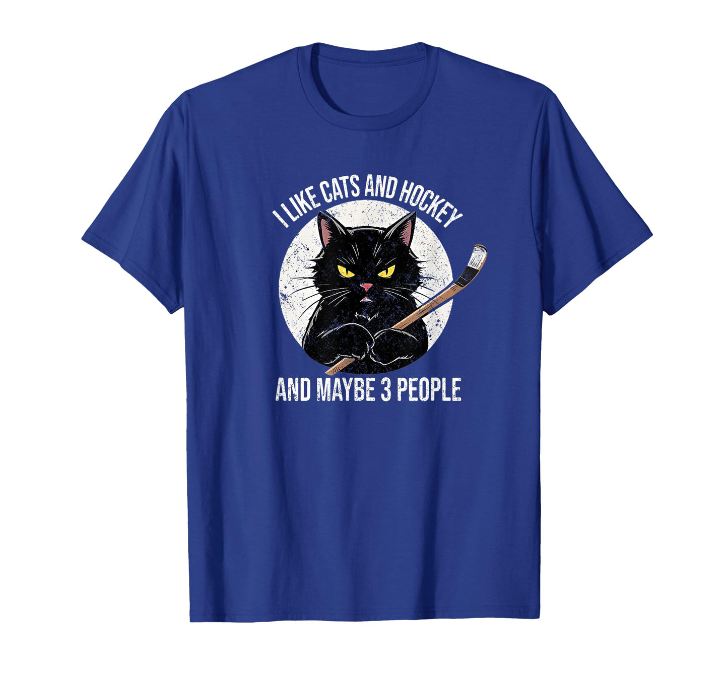 I like cats and hockey and maybe 3 people T-Shirt