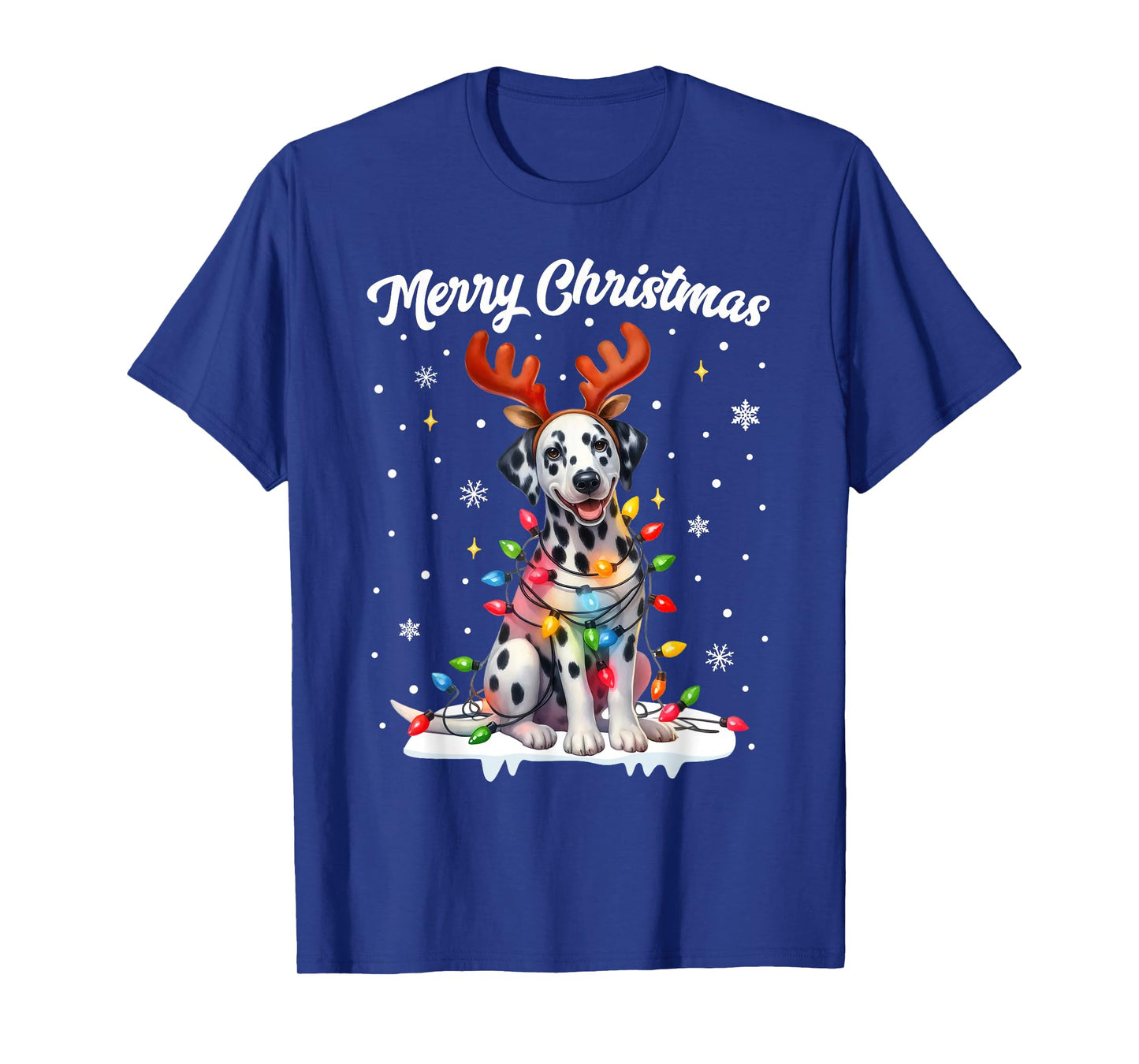Christmas Pajamas Men Women Kids Christmas Outfit Dalmatian T-Shirt
