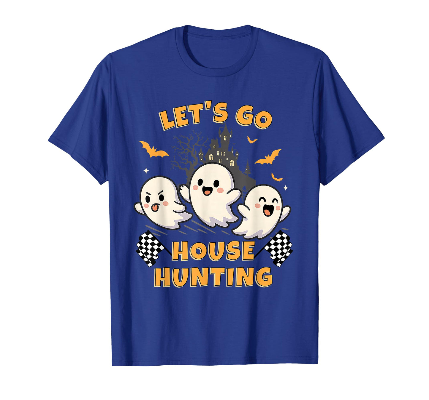 Let’s Go House Hunting Ghost Halloween Real Estate Humor T-Shirt