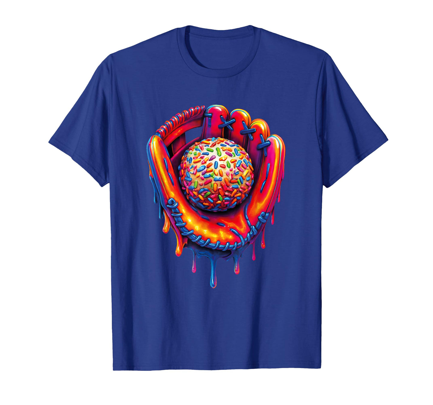 Cool Ice Cream Drip Baseball Stuff Baseball Drip for Boys T-Shirt