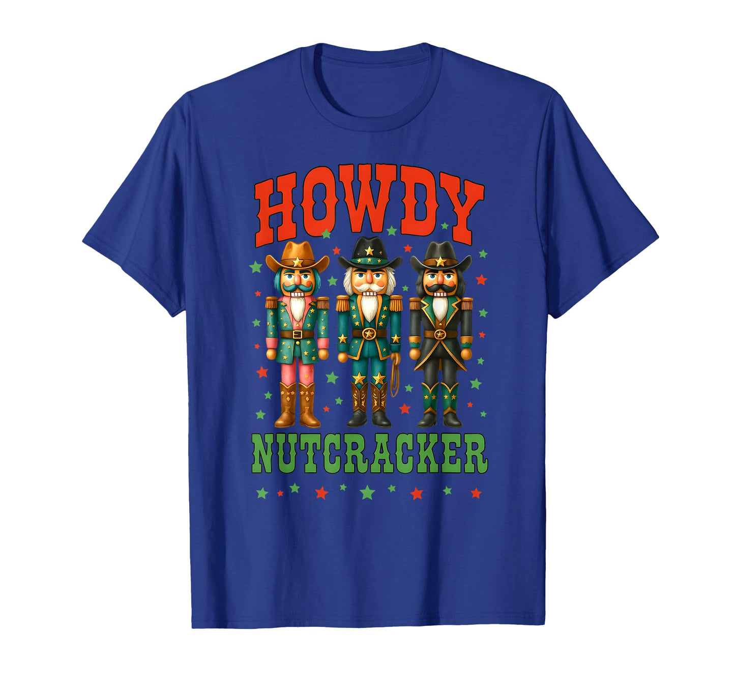 Howdy Nutcracker Cowboy Christmas Western Rodeo Holiday T-Shirt
