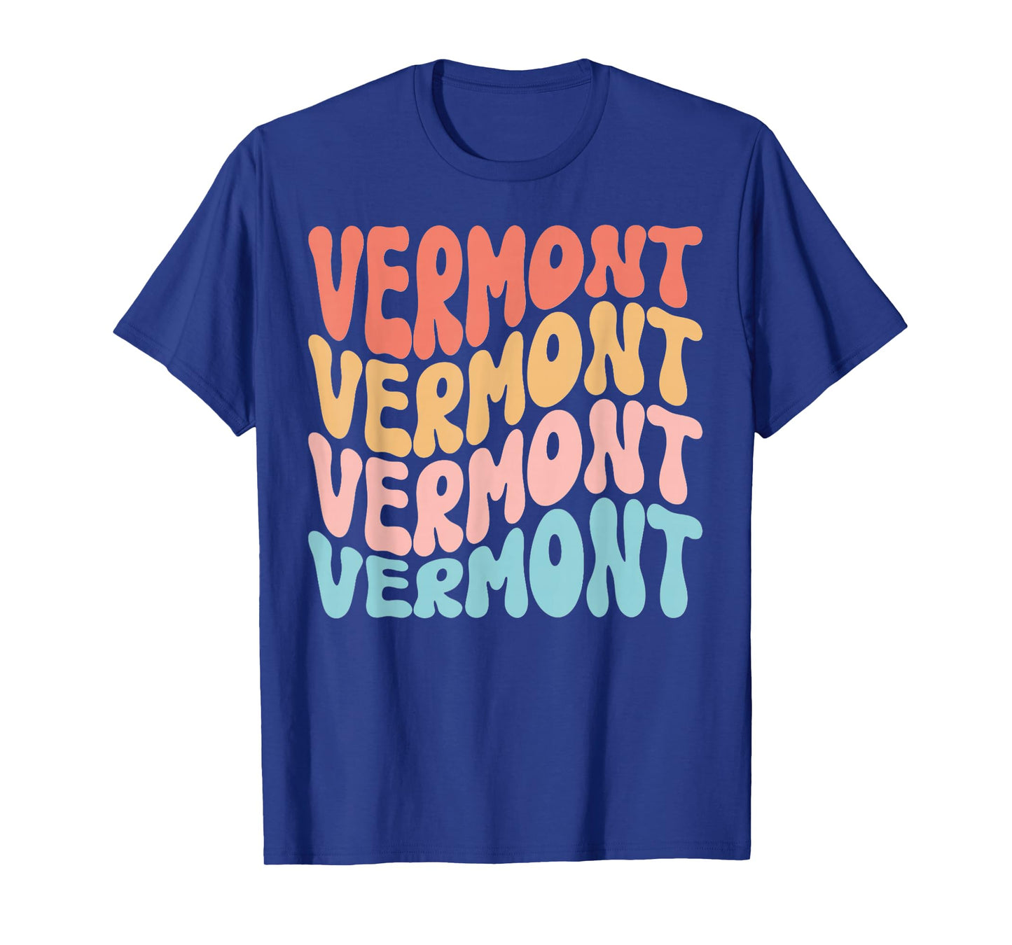 Funny Cute Retro Graphic Men Women & Kids Vermont T-Shirt