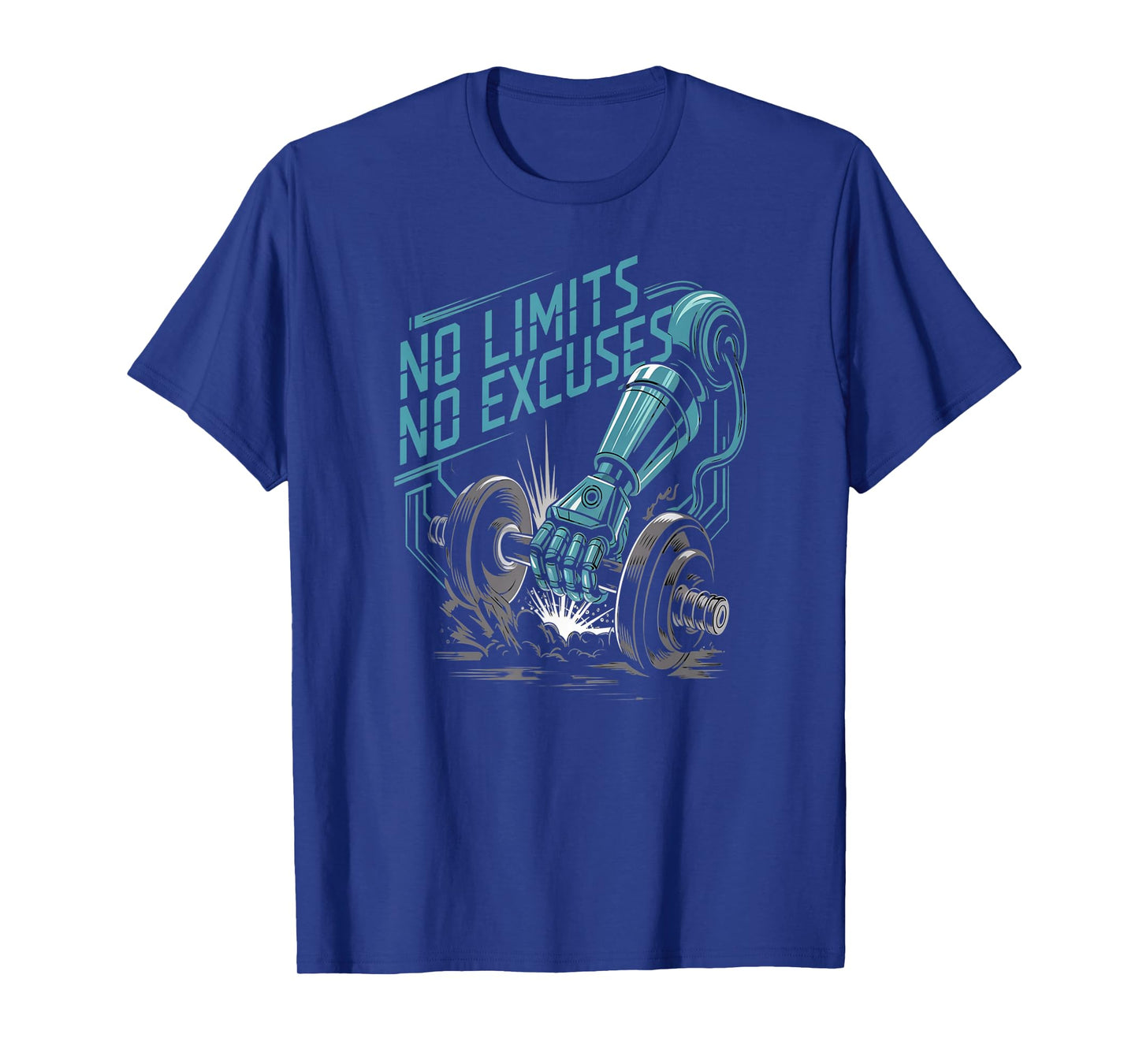Relentless Strength Robotic Power Gym Fitness T-Shirt