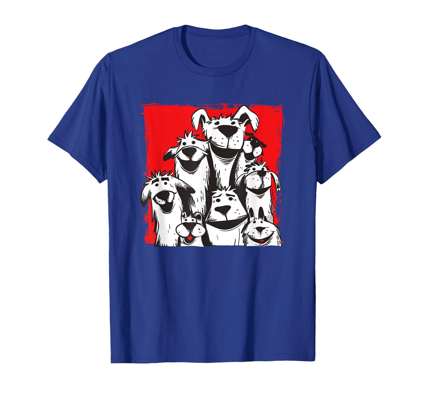 Funny Dog Group Comic Dog Love T-Shirt