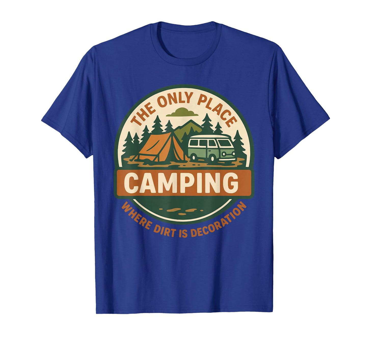 Funny Camping Camper Van Adventure Design T-Shirt