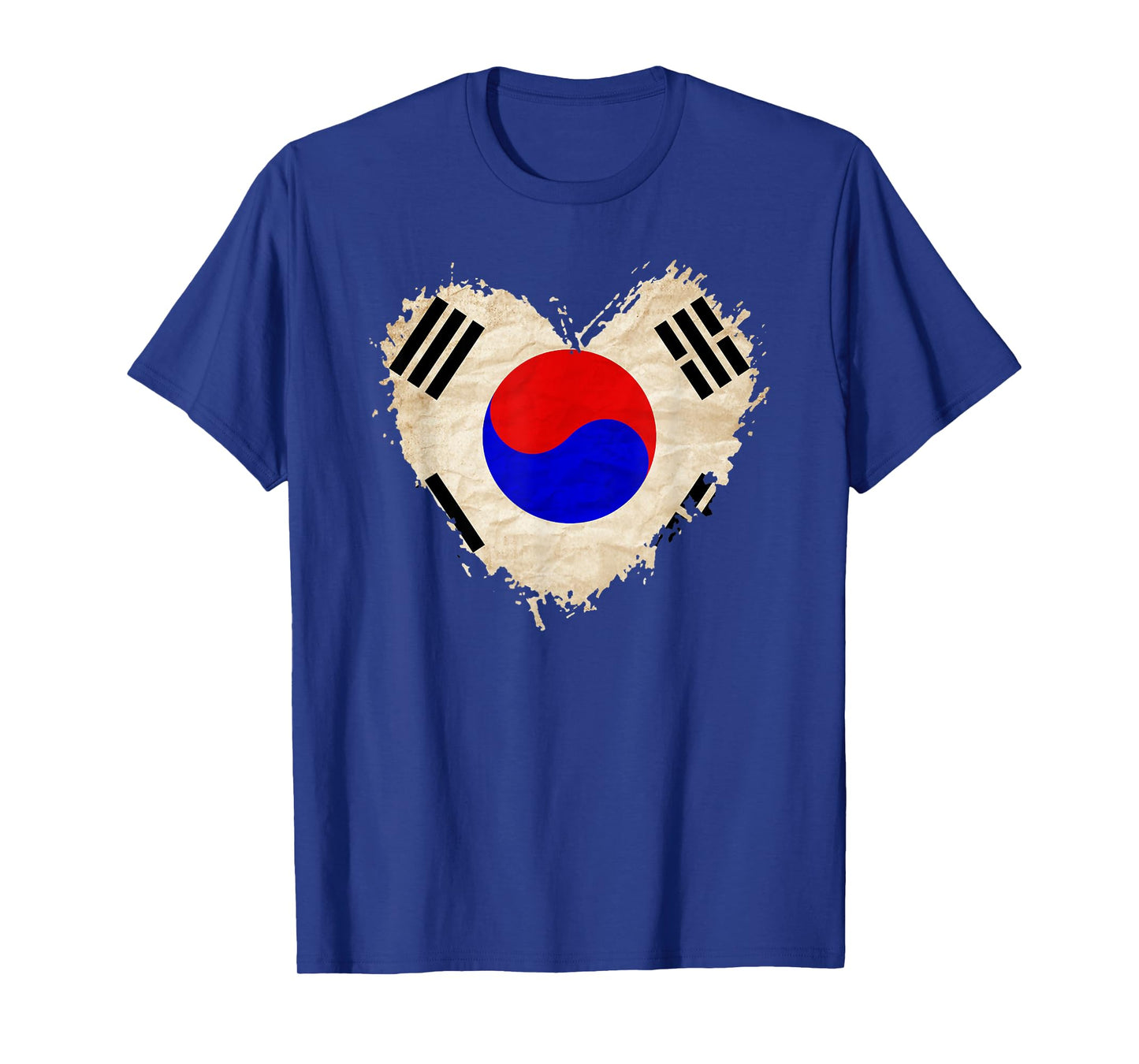 South Korea Flag Love Heart Patriotic Mom Dad Family School T-Shirt