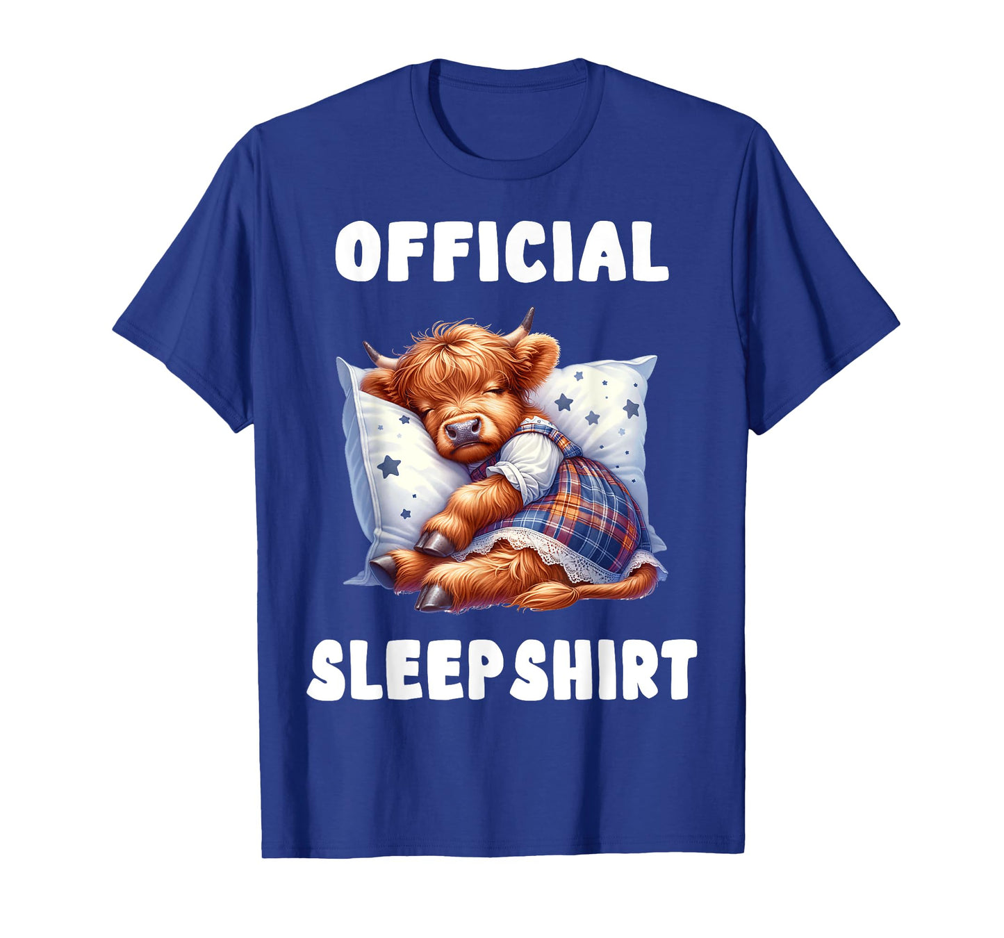 Highland_cow - Official Sleepshirt Pajamas Nightgown T-Shirt
