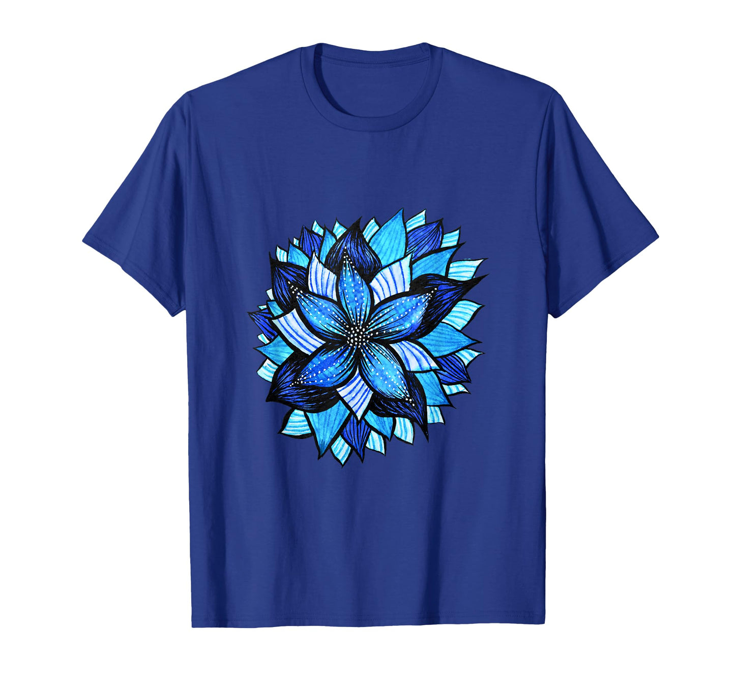 Threadless Boriana Mandala Flower Zentangle Drawing Graphic T-Shirt