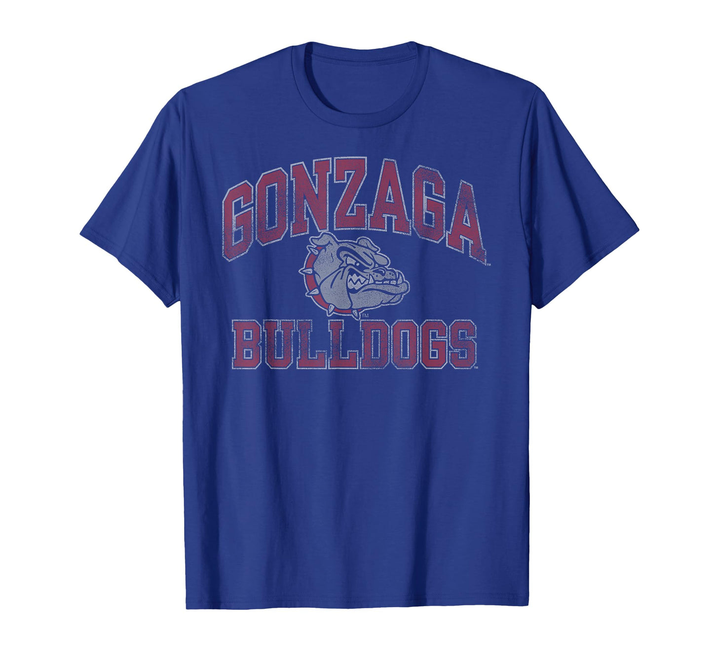 Gonzaga Bulldogs Vintage Worn Navy Officially Licensed T-Shirt