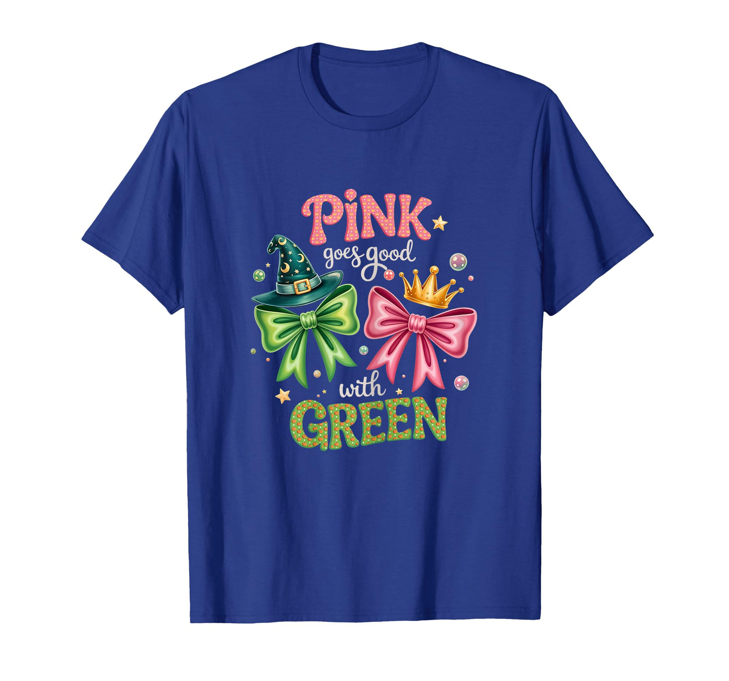 Girly Witchy Vibes: Kawaii pink goes good with green T-Shirt