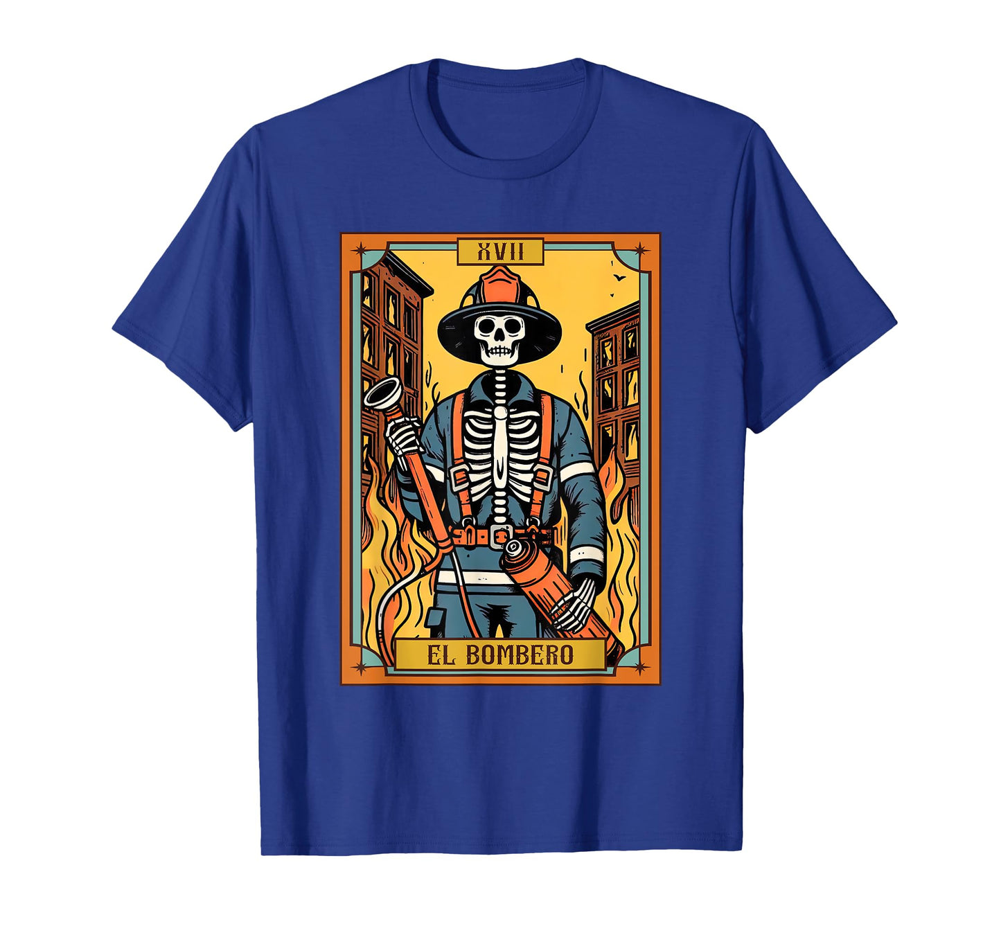 El Bombero Firefighter Fireman Firefighter Tarot Card T-Shirt