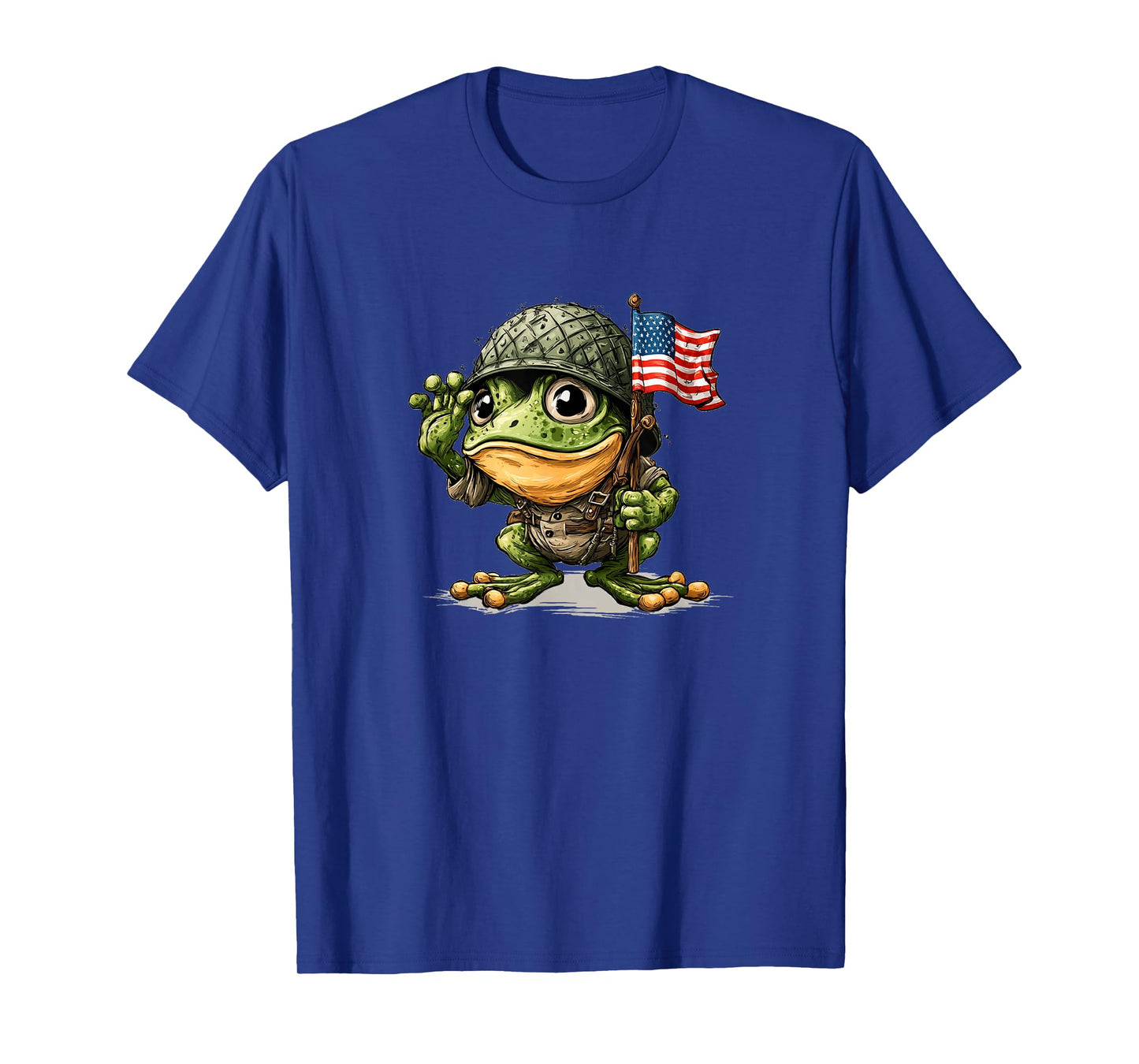 Awesome Military Frog Costume for Saluting Lovers T-Shirt
