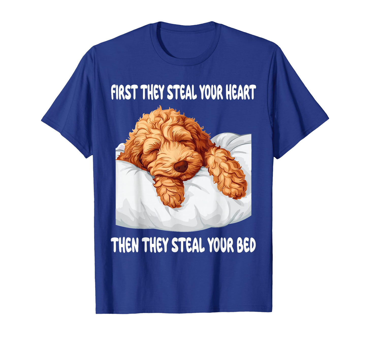 Goldendoodle Sleeping Pajamas Nightgown T-Shirt
