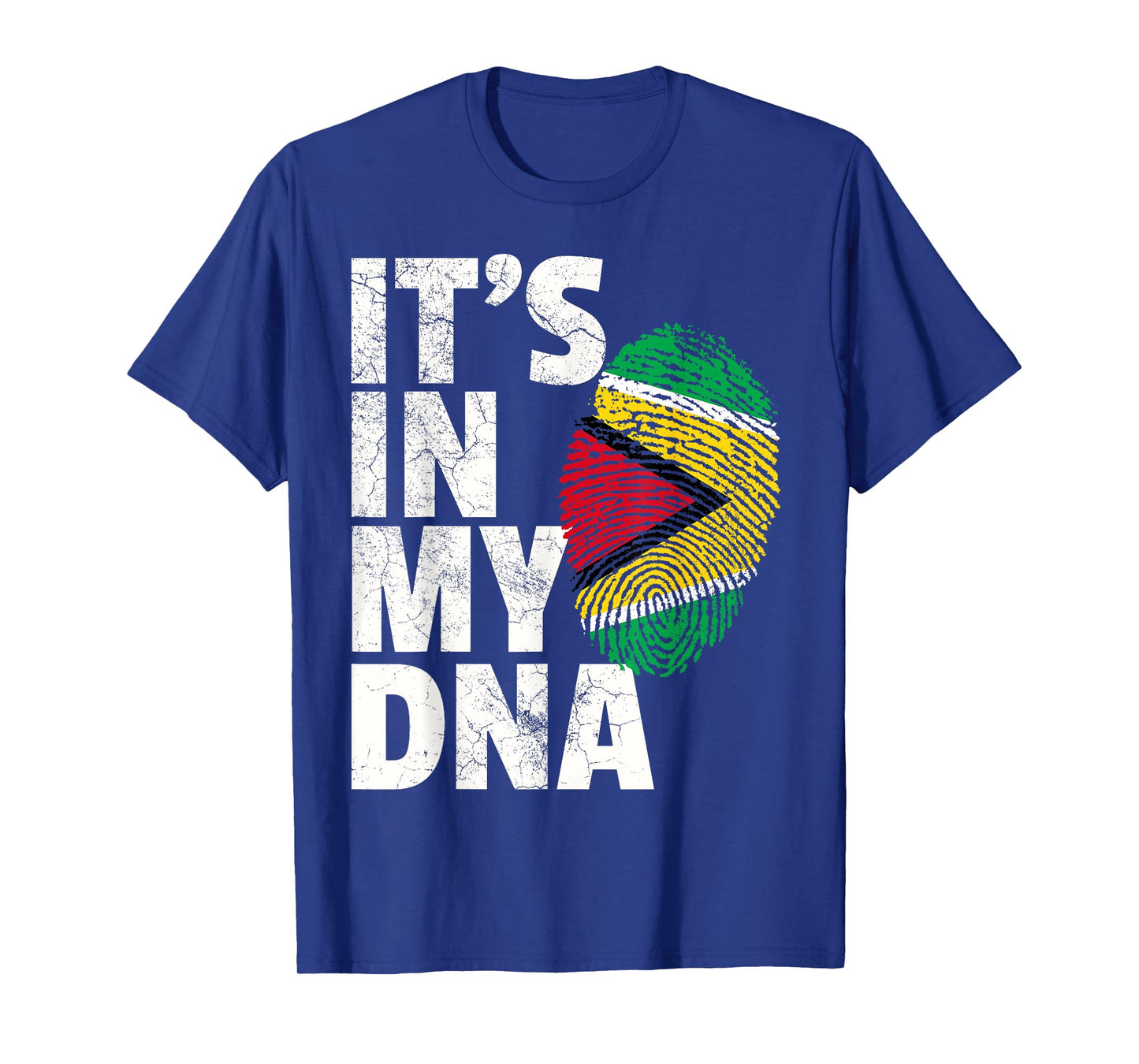 IT'S IN MY DNA Guyana Flag Pride National Country Roots Gift T-Shirt