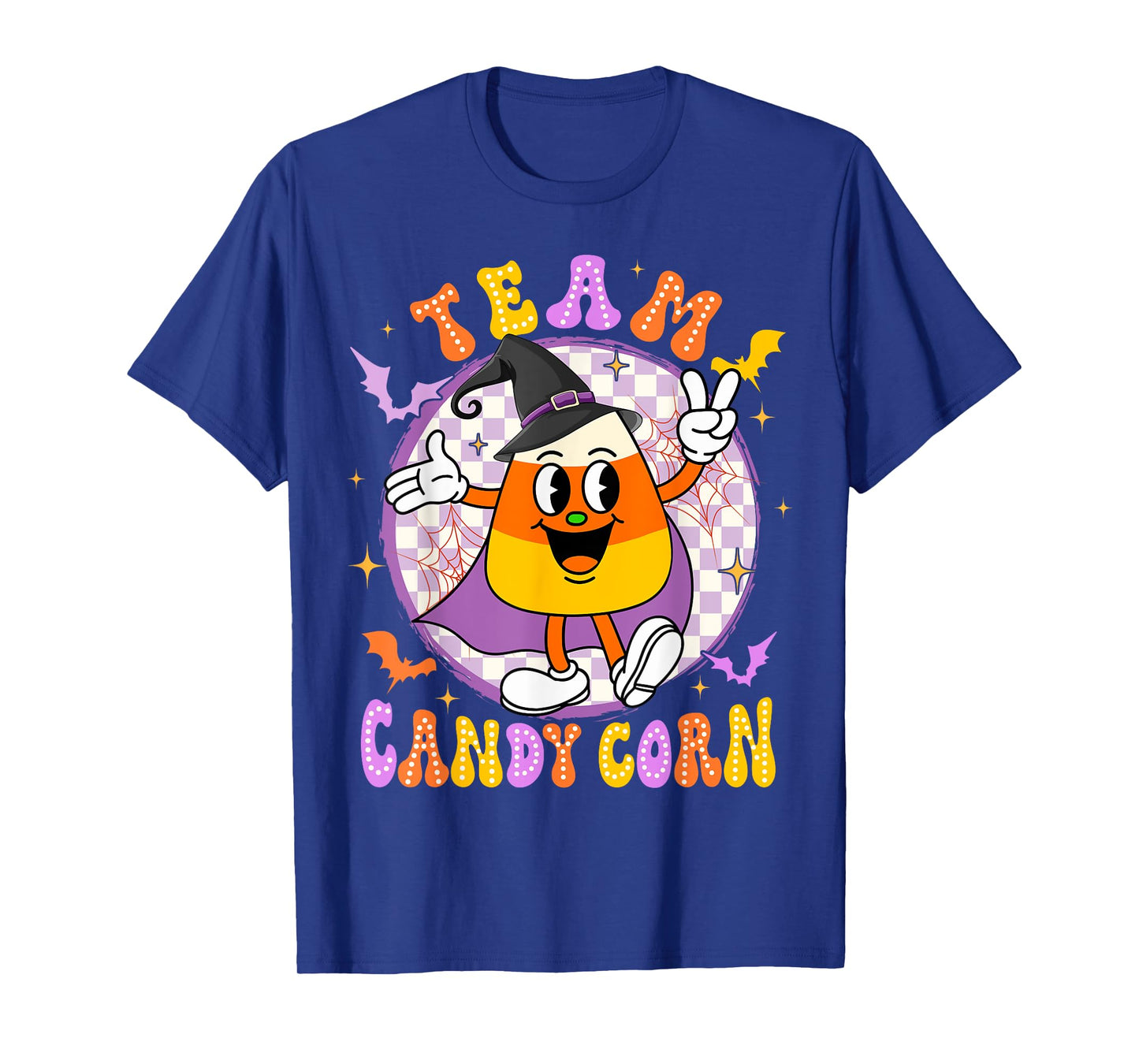 Team Candy Corn Halloween Costume Adult Kids Men Women T-Shirt