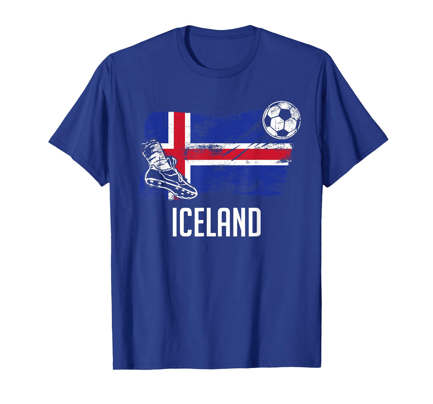 Iceland Flag Jersey Icelandic Soccer Team Icelandic T-Shirt