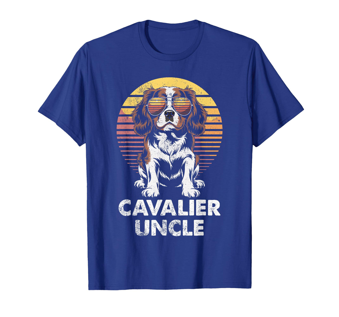 Cavalier King Charles Spaniel Uncle Vintage Dog Owner T-Shirt