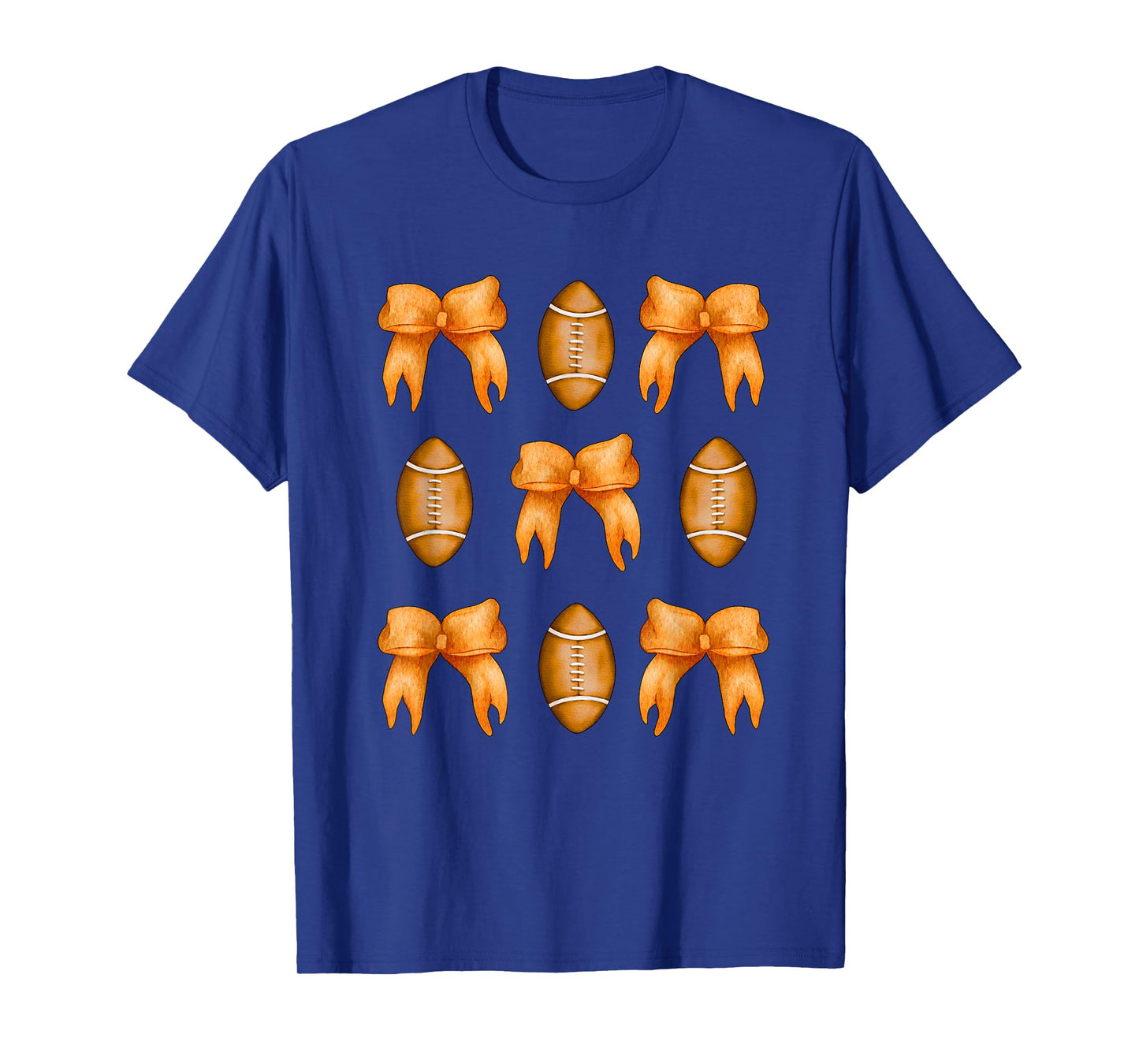 Coquette Bow American Football,Coquette Halloween Football T-Shirt