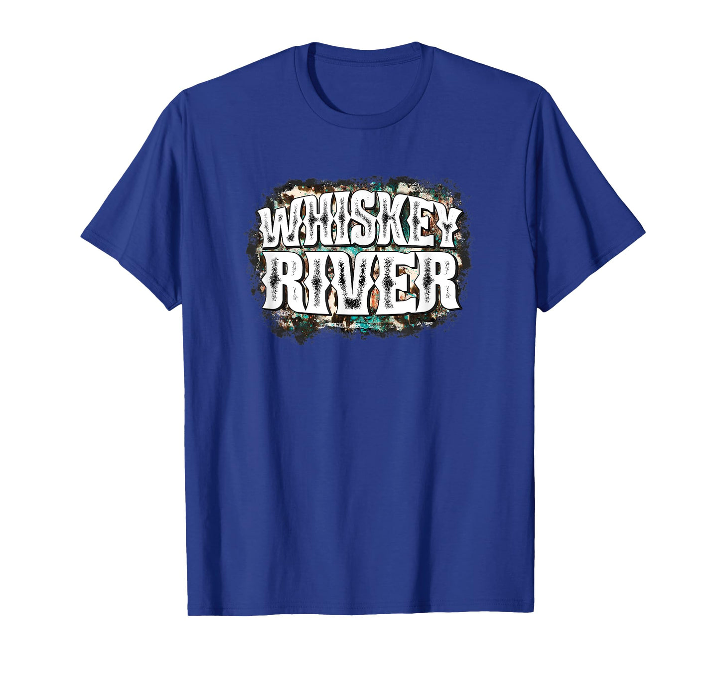 Funny Whiskey River Western Country Woman Man T-Shirt