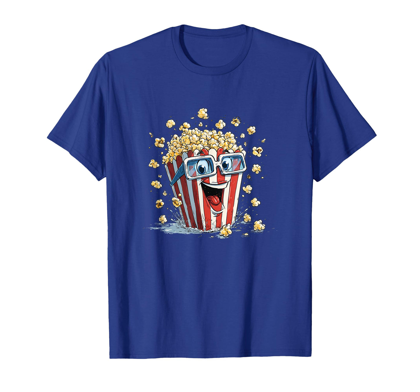 Awesome Popcorn Face with Shades Costume T-Shirt
