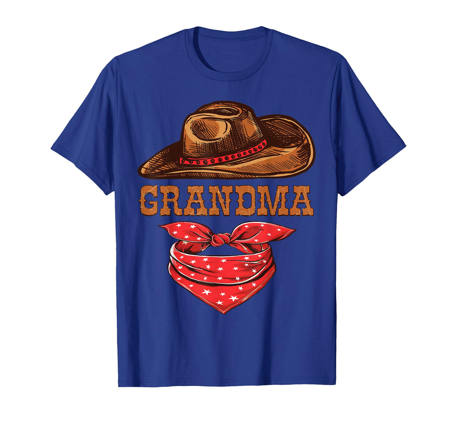 Grandma Western Birthday Cowboy Cowgirl Family Matching T-Shirt