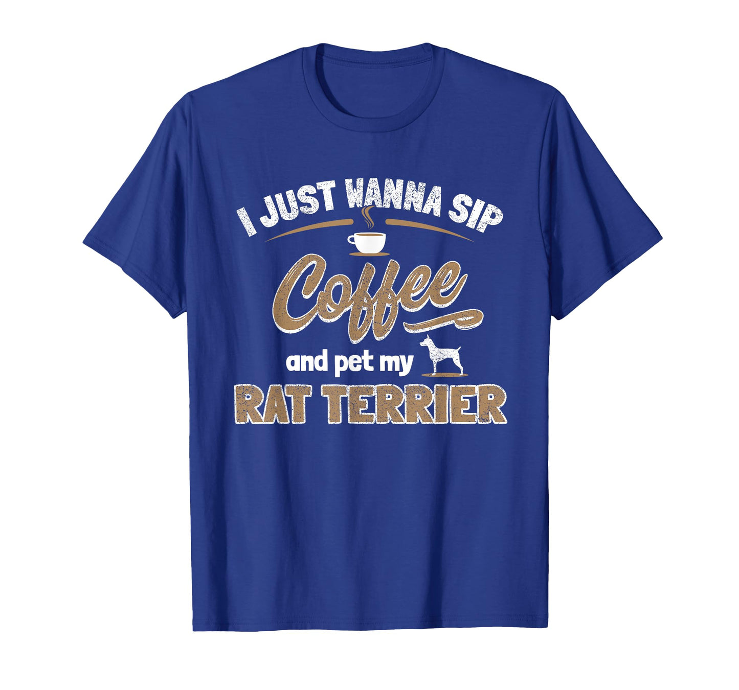 Rat Terrier Lover - Dog And Coffee Enthusiast Gift T-Shirt