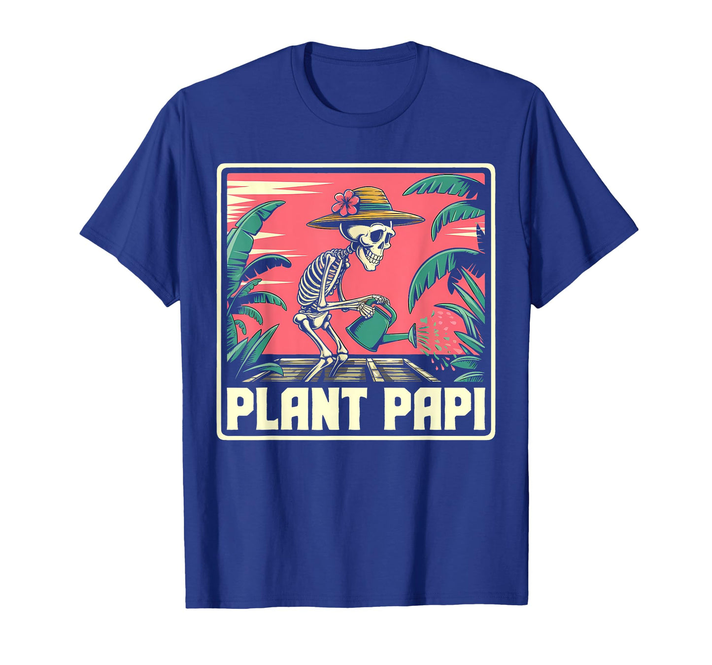 Vintage Halloween Plant Papi Daddy Gardener Men Women T-Shirt