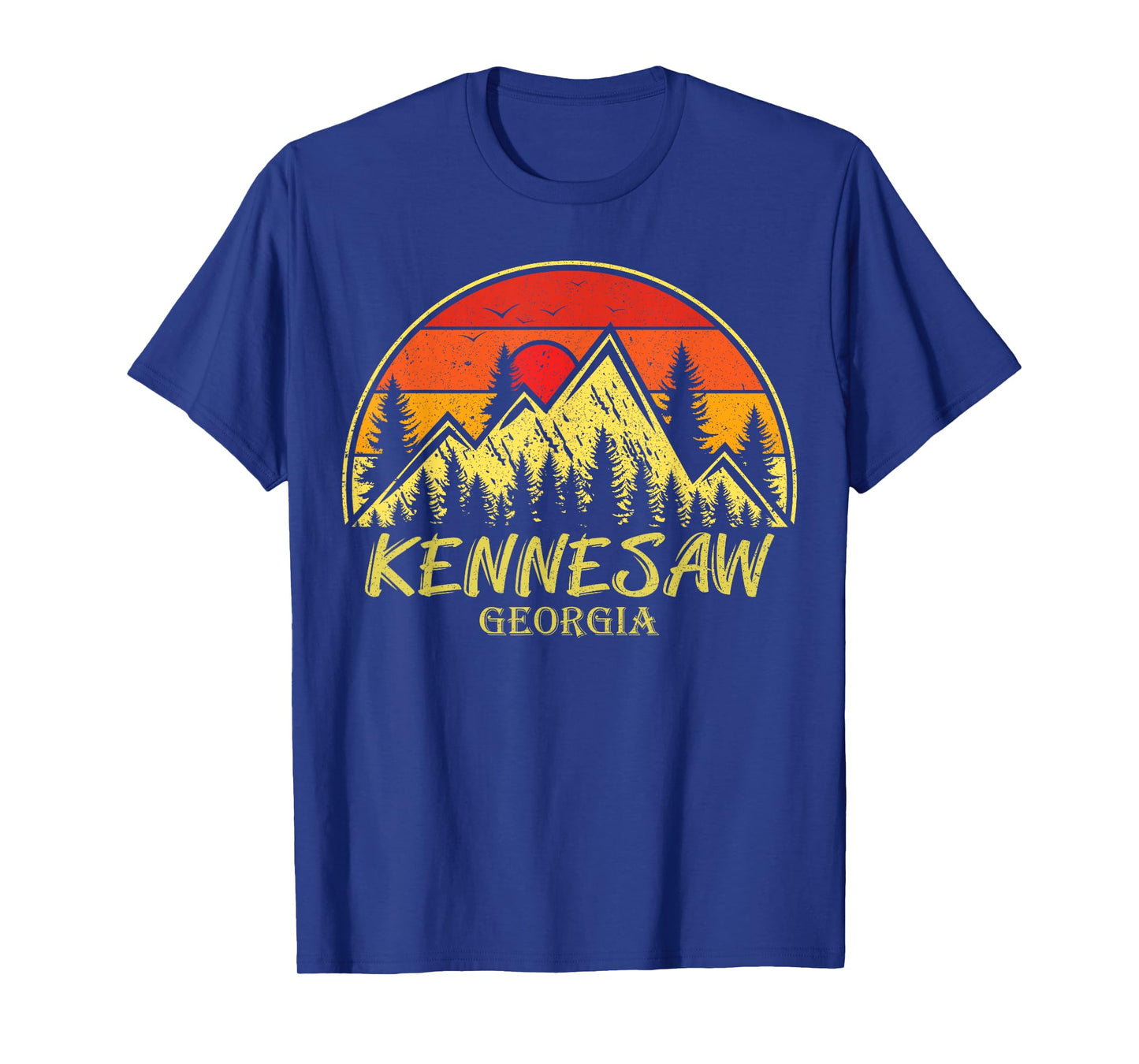 Vintage Kennesaw Georgia GA Mountains Hike Hiking Souvenir T-Shirt