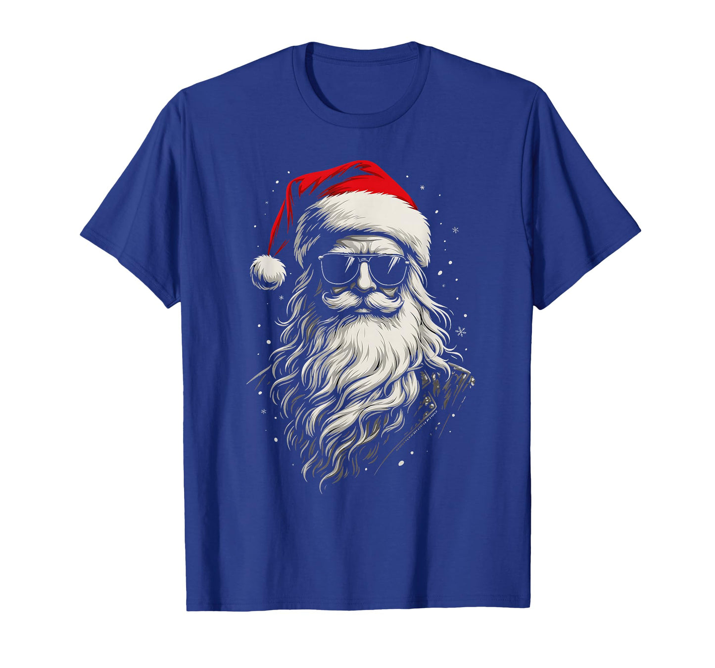 Cool Santa Clause Christmas Funny Santa Sunglasses Men Boys T-Shirt