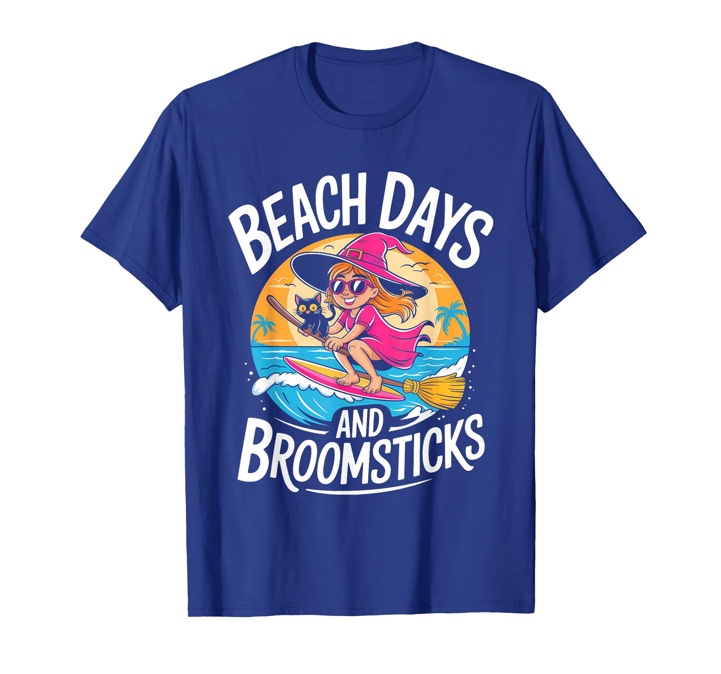 Cute Summerween Ghost Funny Beach Halloween T-Shirt