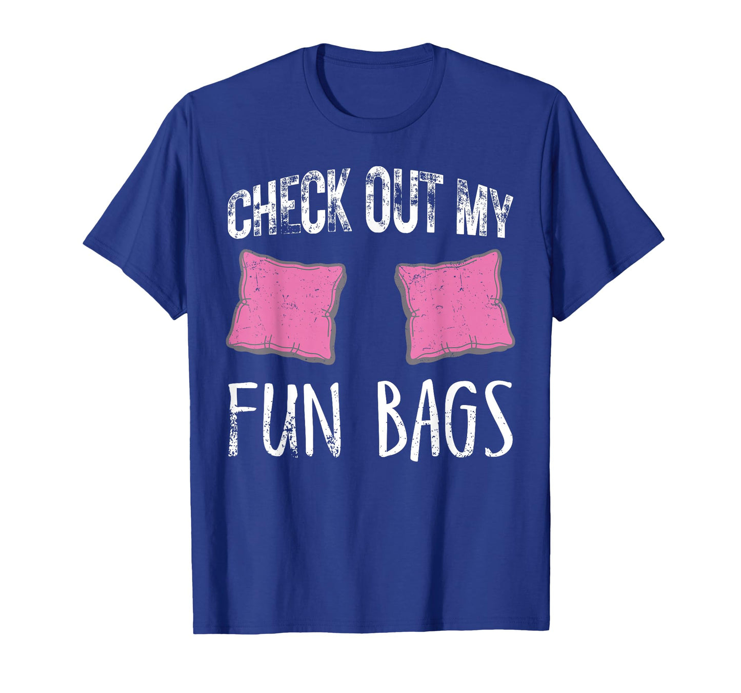 Check Out My Fun Bags Funny Pillow Humor Outfit T-Shirt