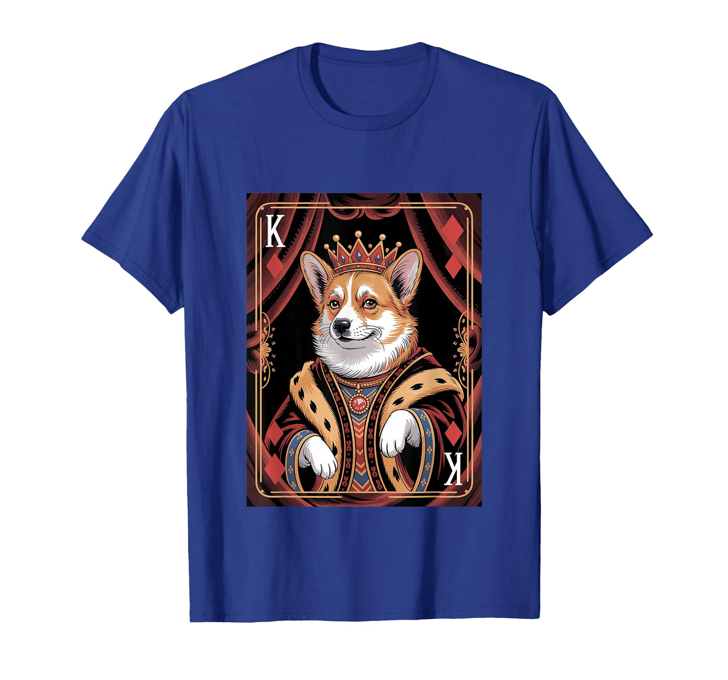 Welsh Corgi Playing Card King T-Shirt