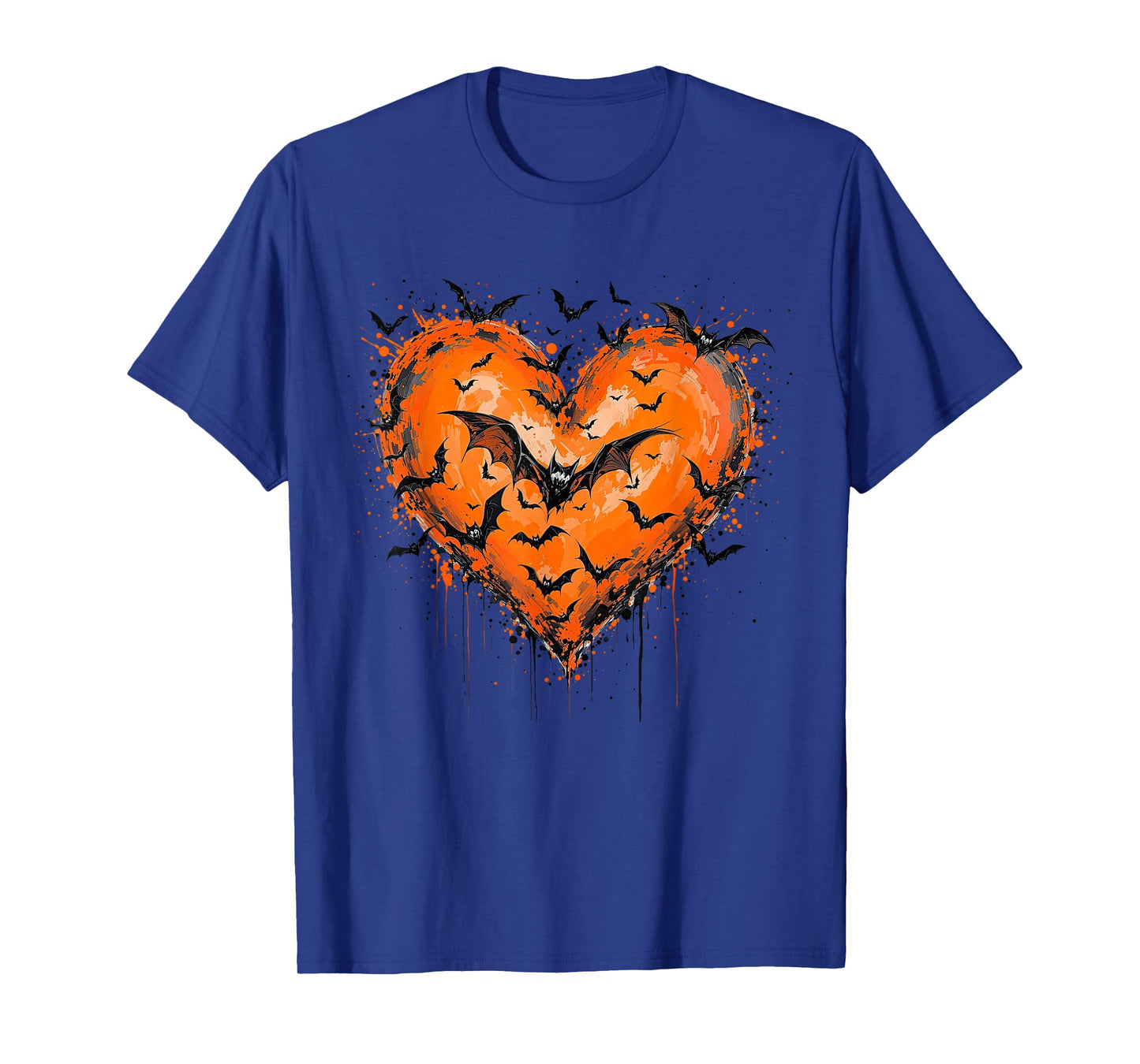 Halloween Bats Scary Night Spooky Season Horror Women Girls T-Shirt