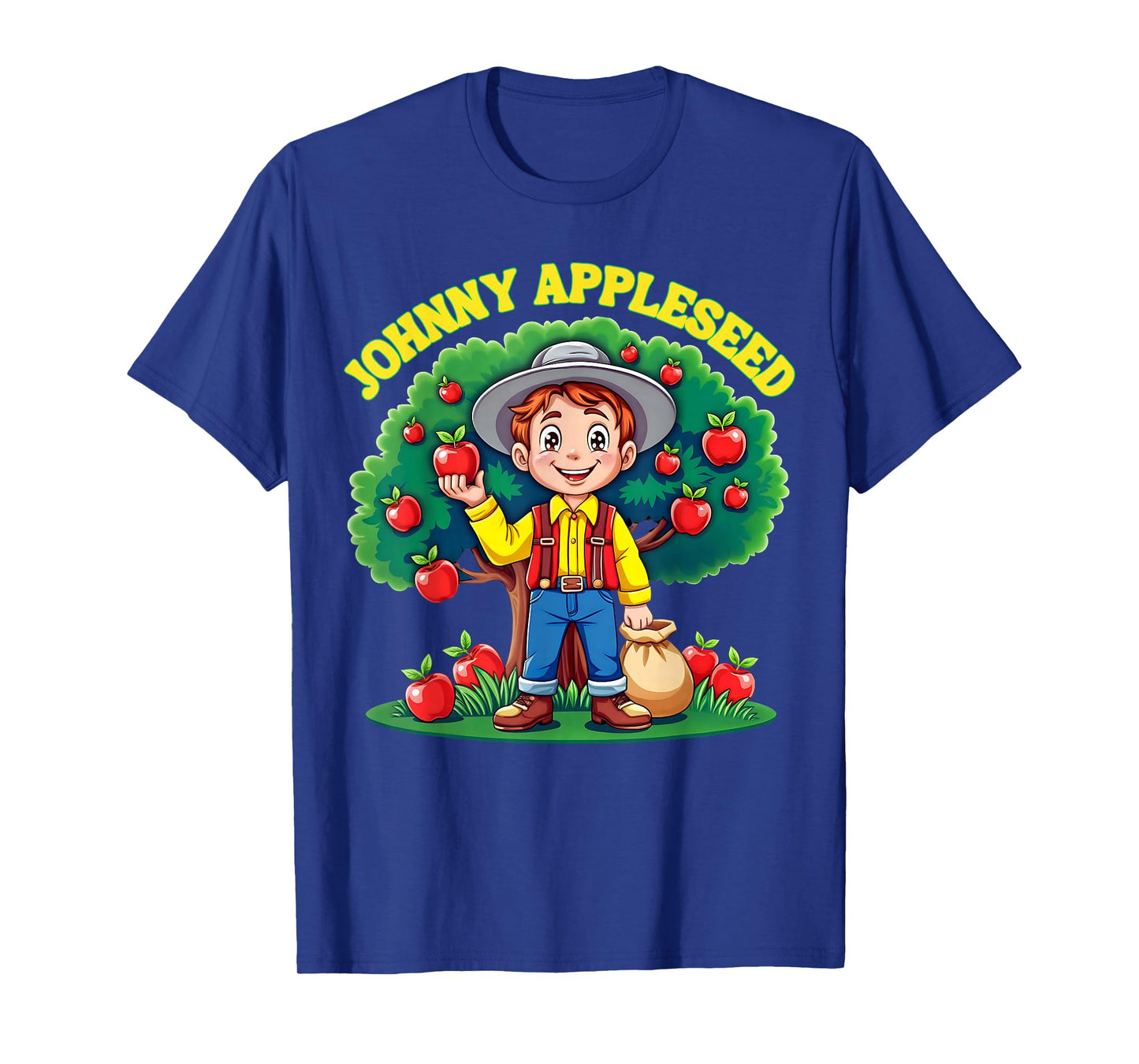 Johnny Appleseed Day September 26th Retro Tree T-Shirt