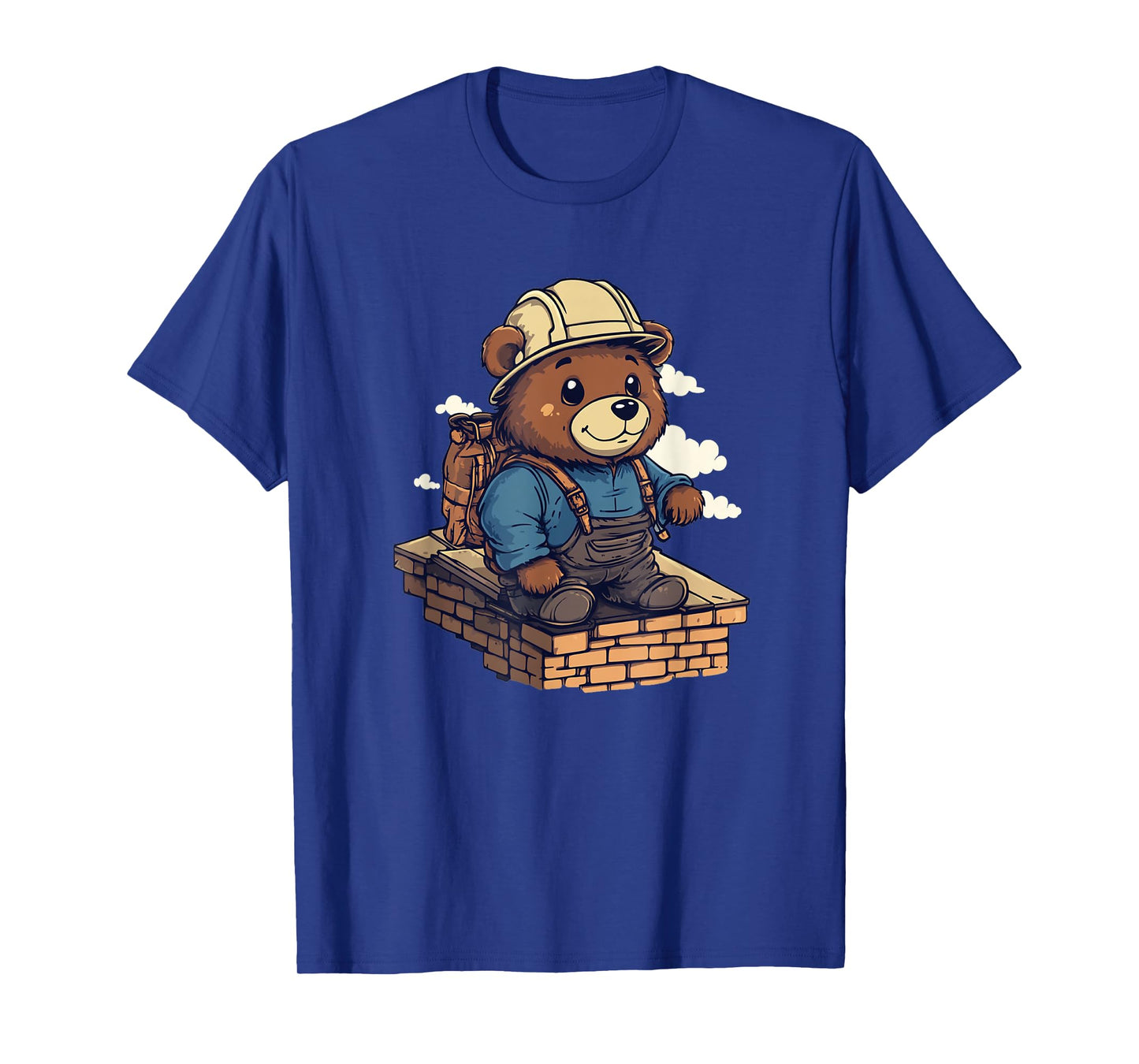 Funny Roofer Teddy Bear Costume for Boys and Girls T-Shirt