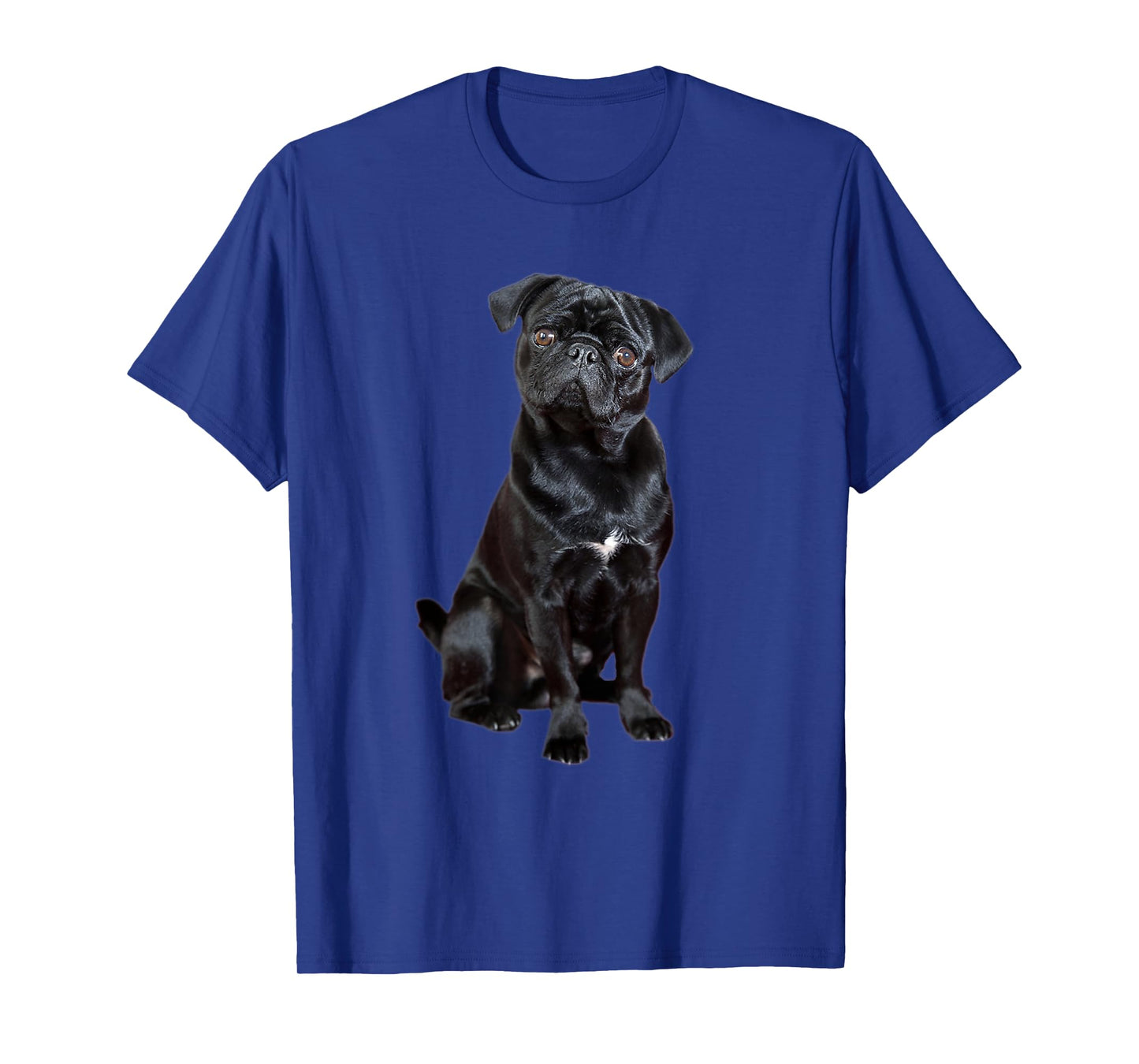 Black Pug Dog For Dog Mom Dad Funny Cute Black Pug T-Shirt