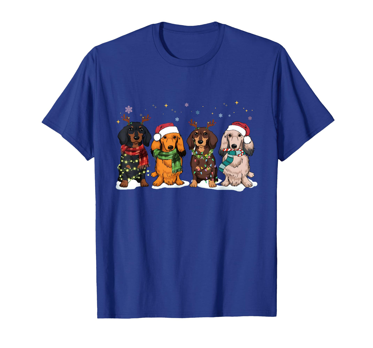 Dachshund Christmas Funny Wiener Dog Lover Christmas T-Shirt