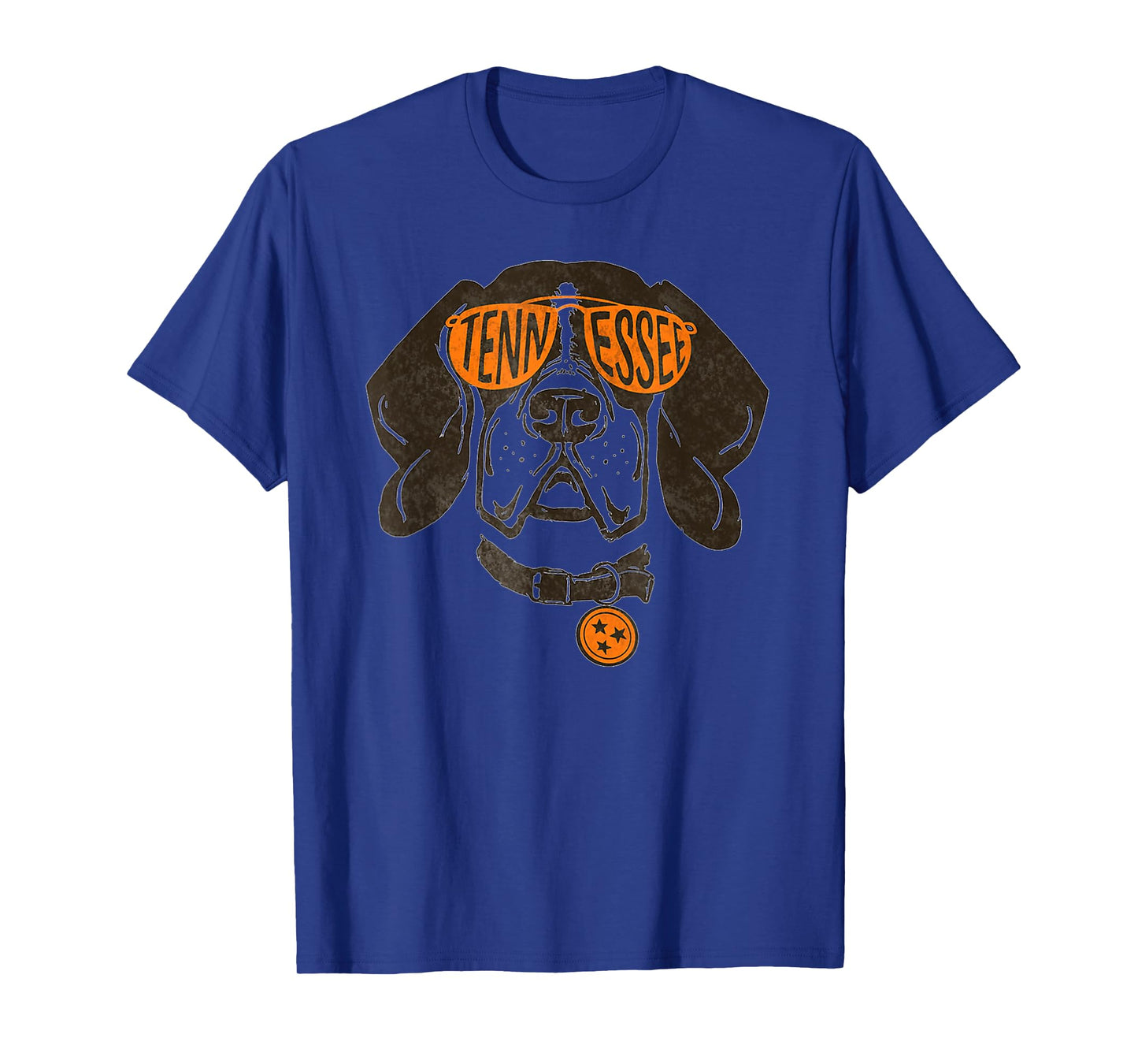 Vintage Orange Tennessee Dog Lover TN Outfit T-Shirt