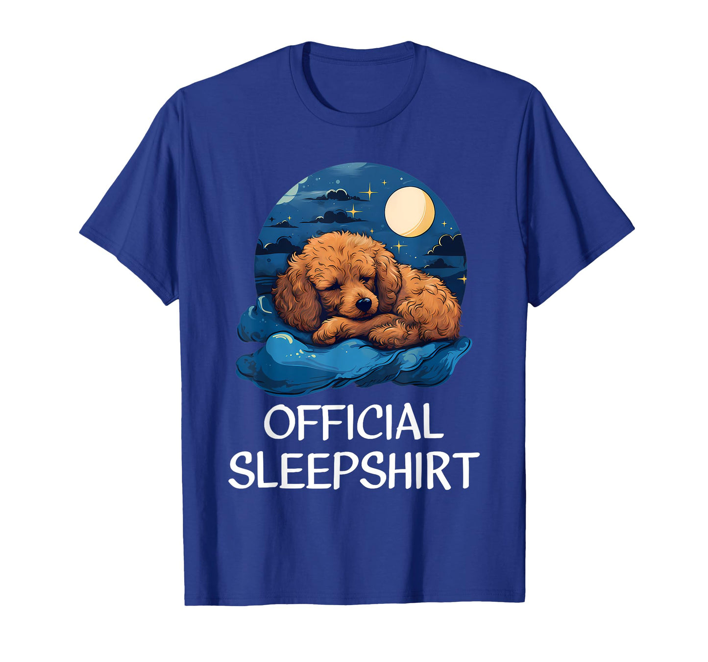 Official Sleepshirt Poodle Nightshirt Pajama for Him Her T-Shirt