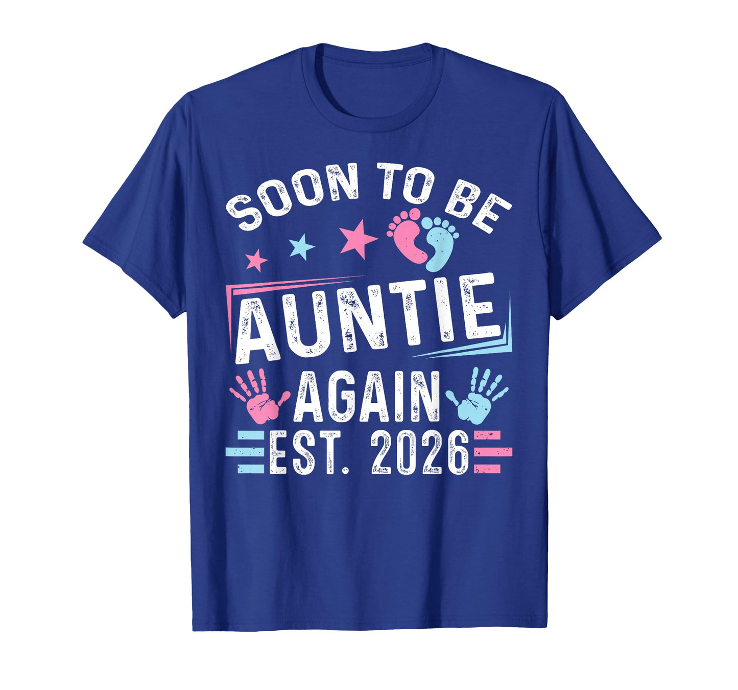 Soon to Be Auntie Again Est. 2026 Vintage Auntie T-Shirt