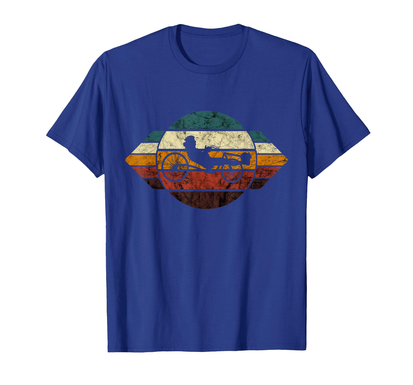 Recumbent Trike Retro Cycling Recumbent Bike Cyclist Triker T-Shirt