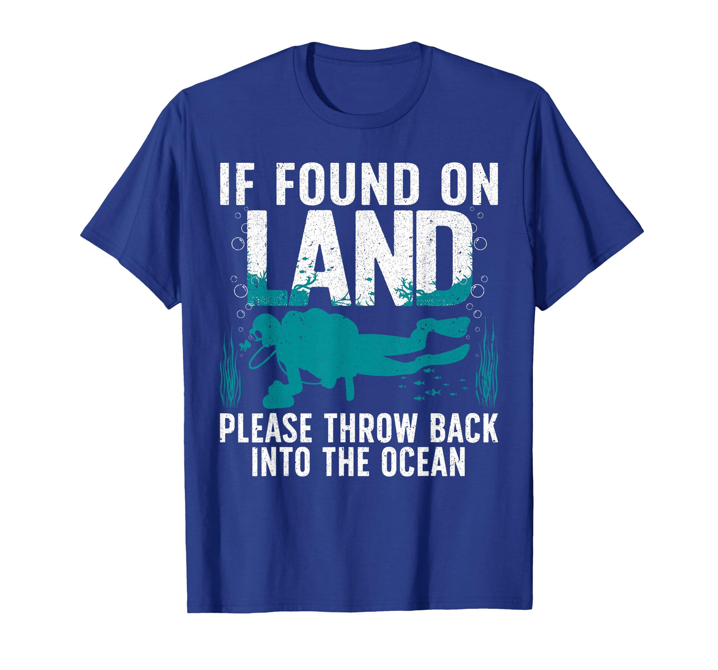 Funny Scuba Diving Art For Men Women Snorkeling Scuba Diver T-Shirt