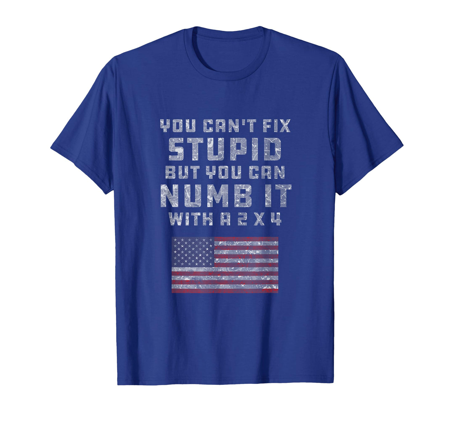 You Can't Fix Stupid But You Can Numb it With a 2x4 Joke T-Shirt