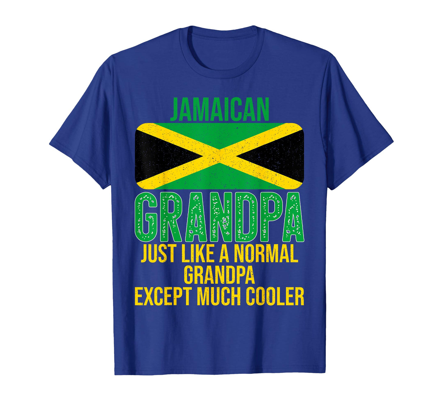 Vintage Jamaican Grandpa Jamaica Flag for Father's Day T-Shirt