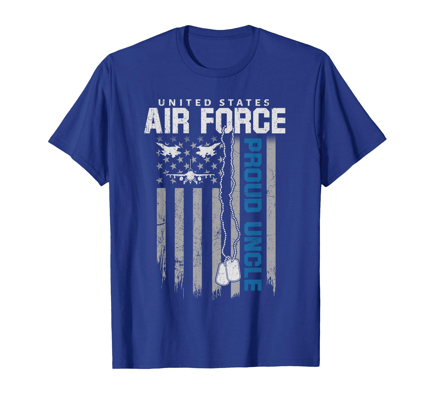 US Air Force Proud Uncle Flag American USAF Family Matching T-Shirt