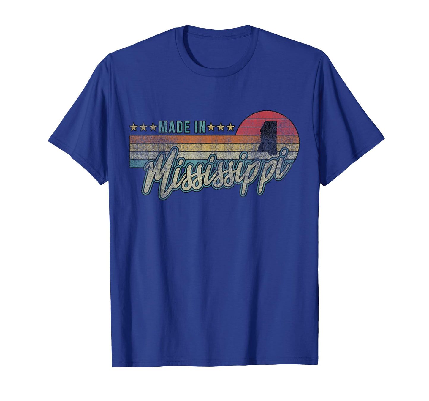 Mississippi State Vintage Proud Women Mens Gift T-Shirt