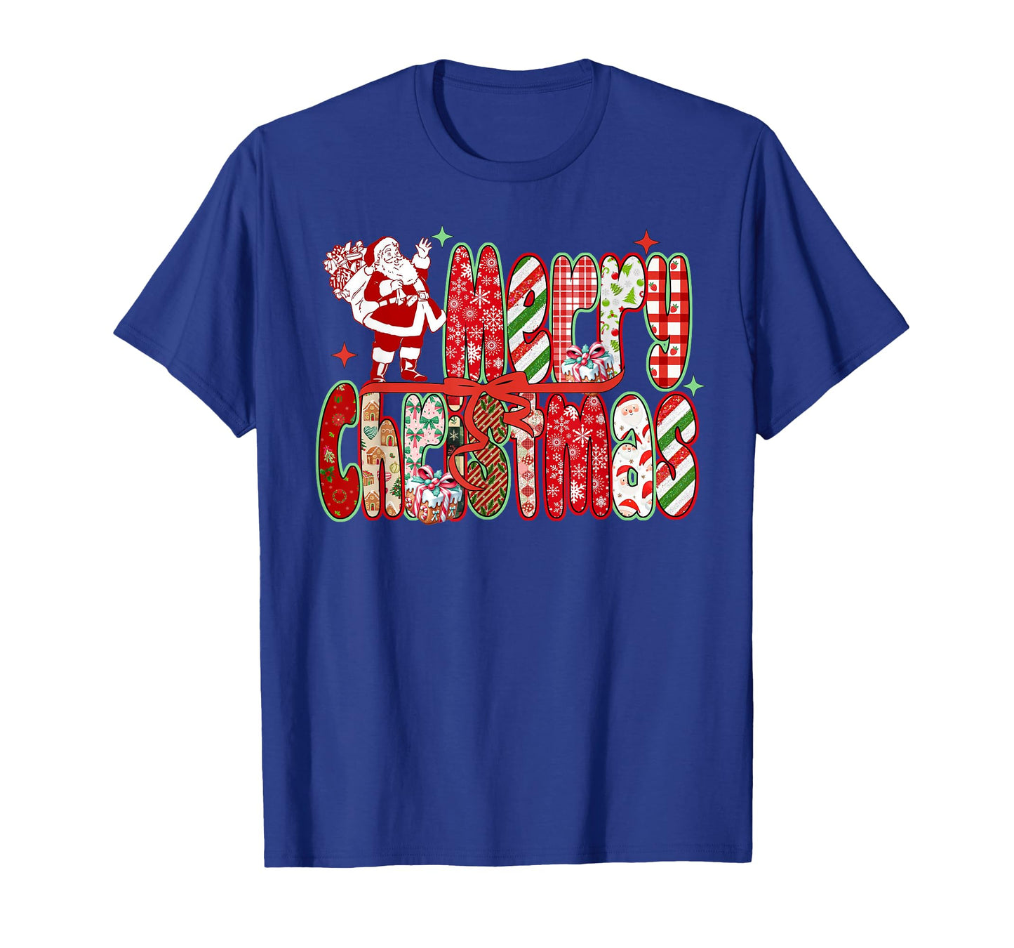 Merry Christmas Family Funny Christmas Women Men Kids Preppy T-Shirt
